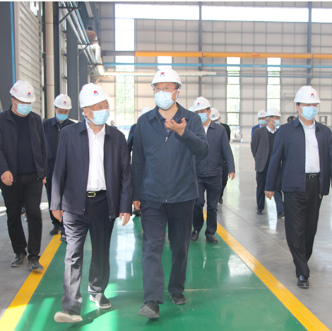 河南省人大常委會副主任、黨組副書記馬懿到公司參觀指導